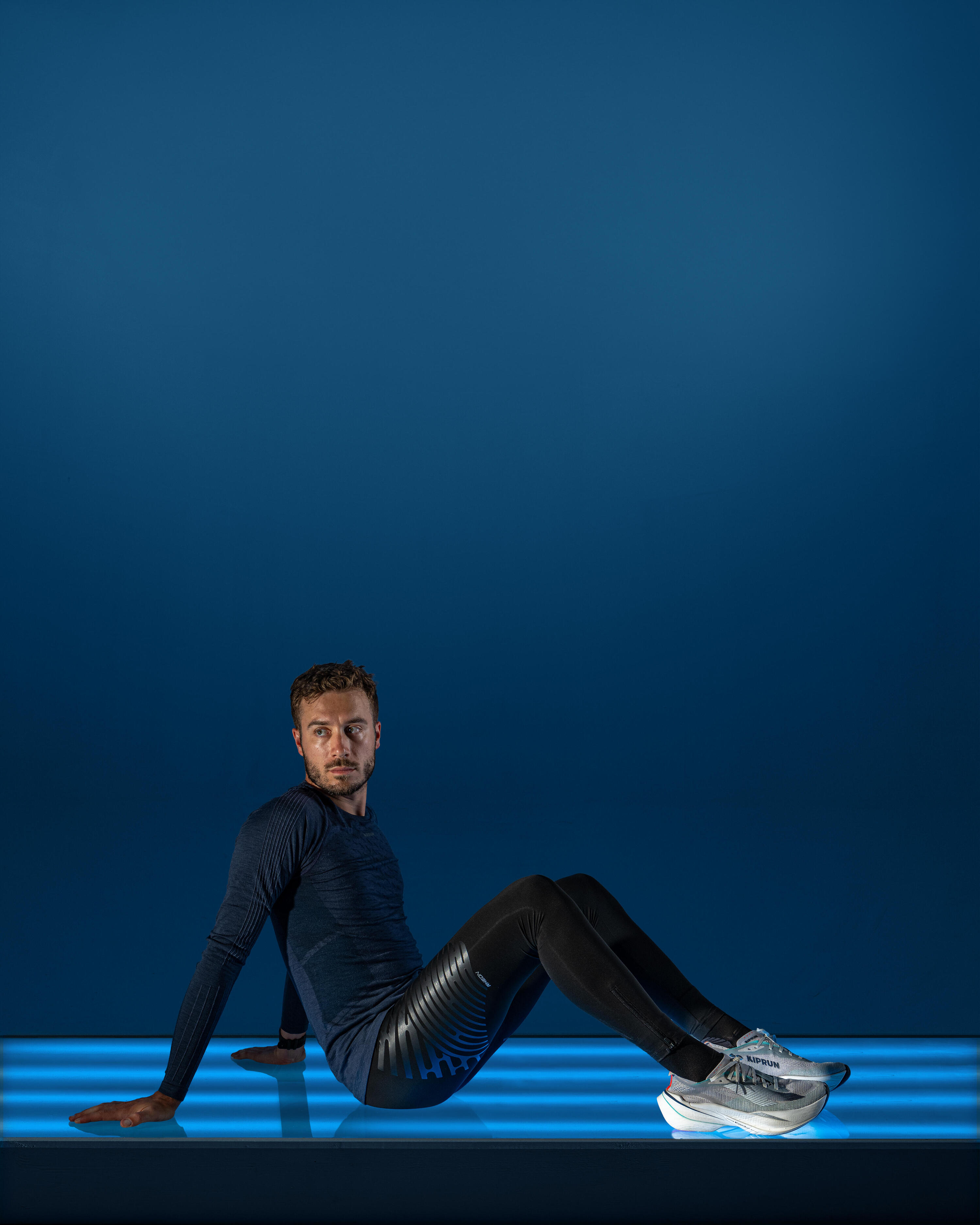 Leggings running uomo RUN COMPRESS 900 RHEON neri 15/22