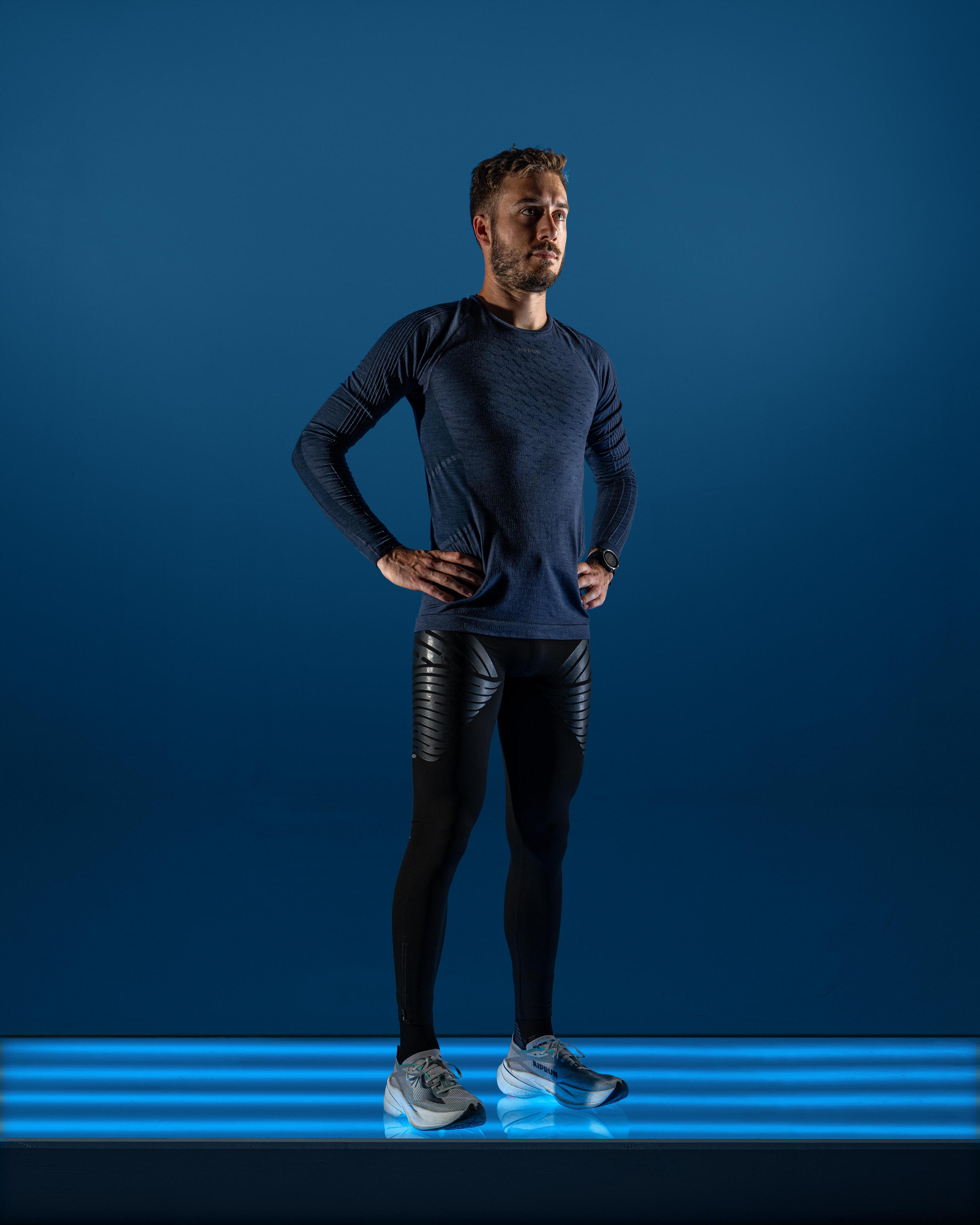 Leggings running uomo RUN COMPRESS 900 RHEON neri 13/22