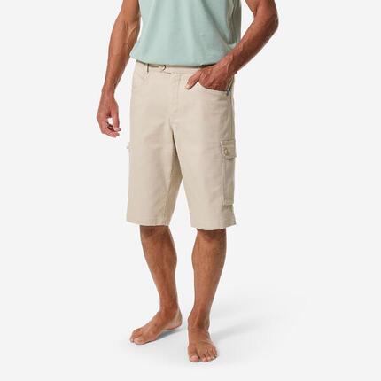 Shorts Segeln Herren Cargo 100 beige