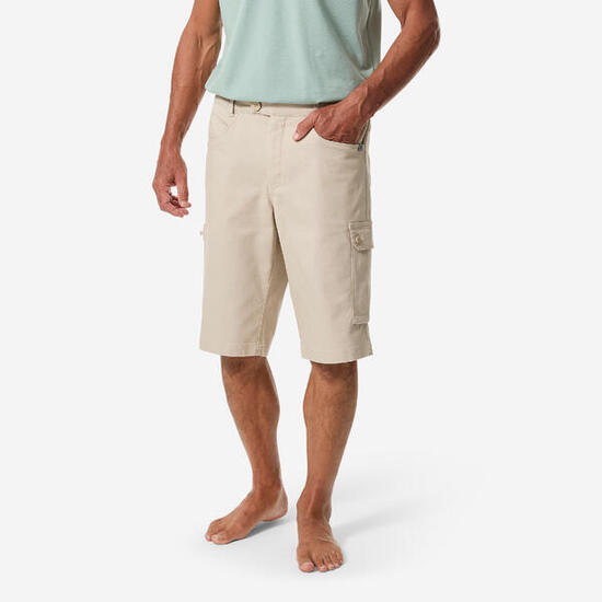 Shorts Segeln Herren Cargo 100 beige