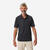 Polo voile respirant sans couture avec séchage rapide homme, 500 gris foncé