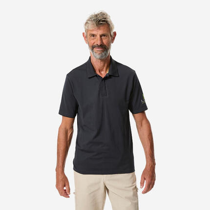 Polo voile respirant sans couture avec séchage rapide homme, 500 blanc graph 8