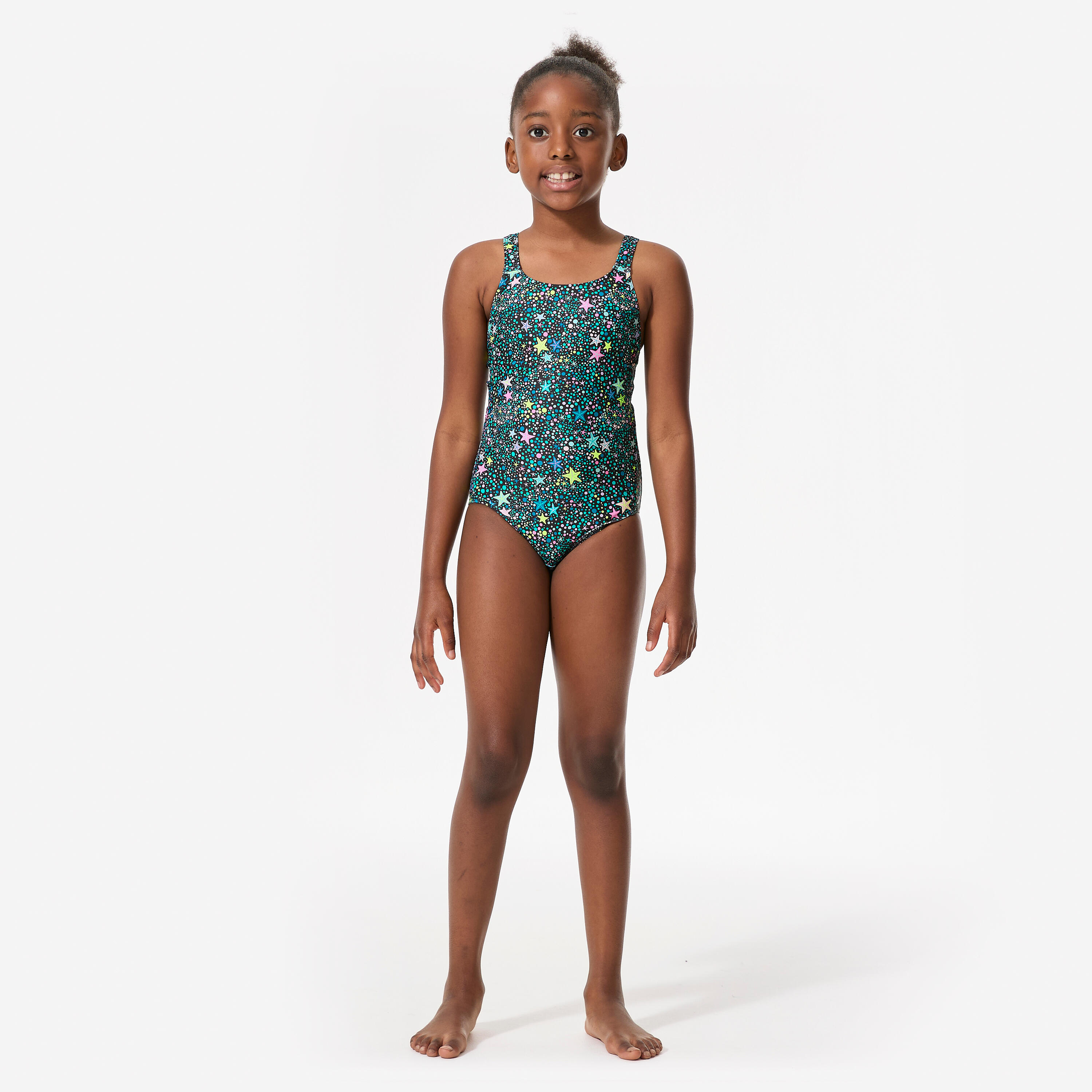 Fato de Banho de Natação Menina Criança, Vega magic Amarelo 2/9