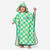 Poncho de bain surf enfant de 110 à 135cm, 500 Poulpy vert