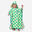 Poncho de baie 500 Poulpy Verde Copii 110-135 cm