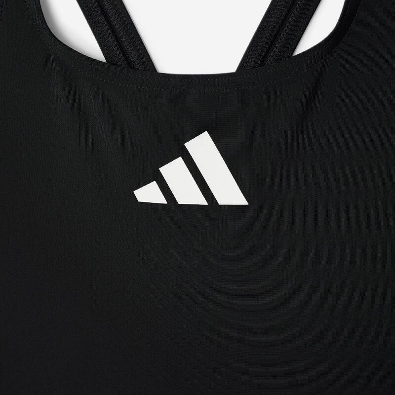 Costum baie întreg înot Adidas Negru Fete