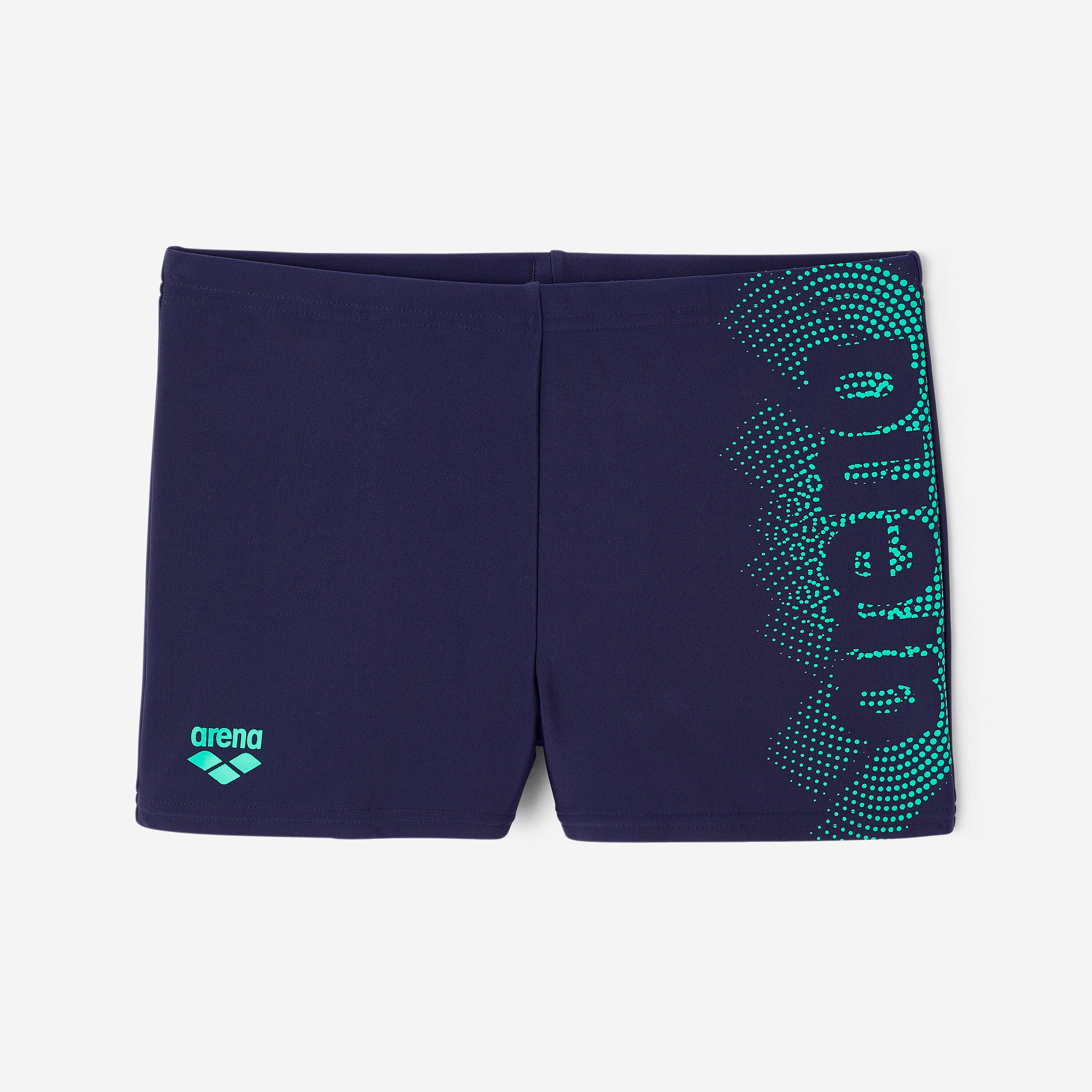 Boxer de bain natation garçon, Arena Graphic bleu marine 7/10