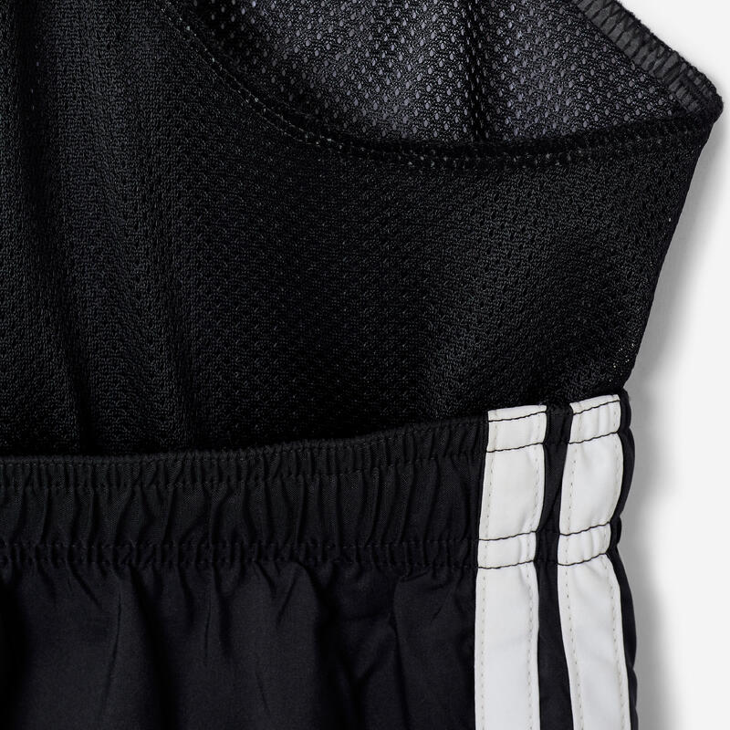 Șort de baie Swimshort 3 benzi Adidas Negru și alb Băieți