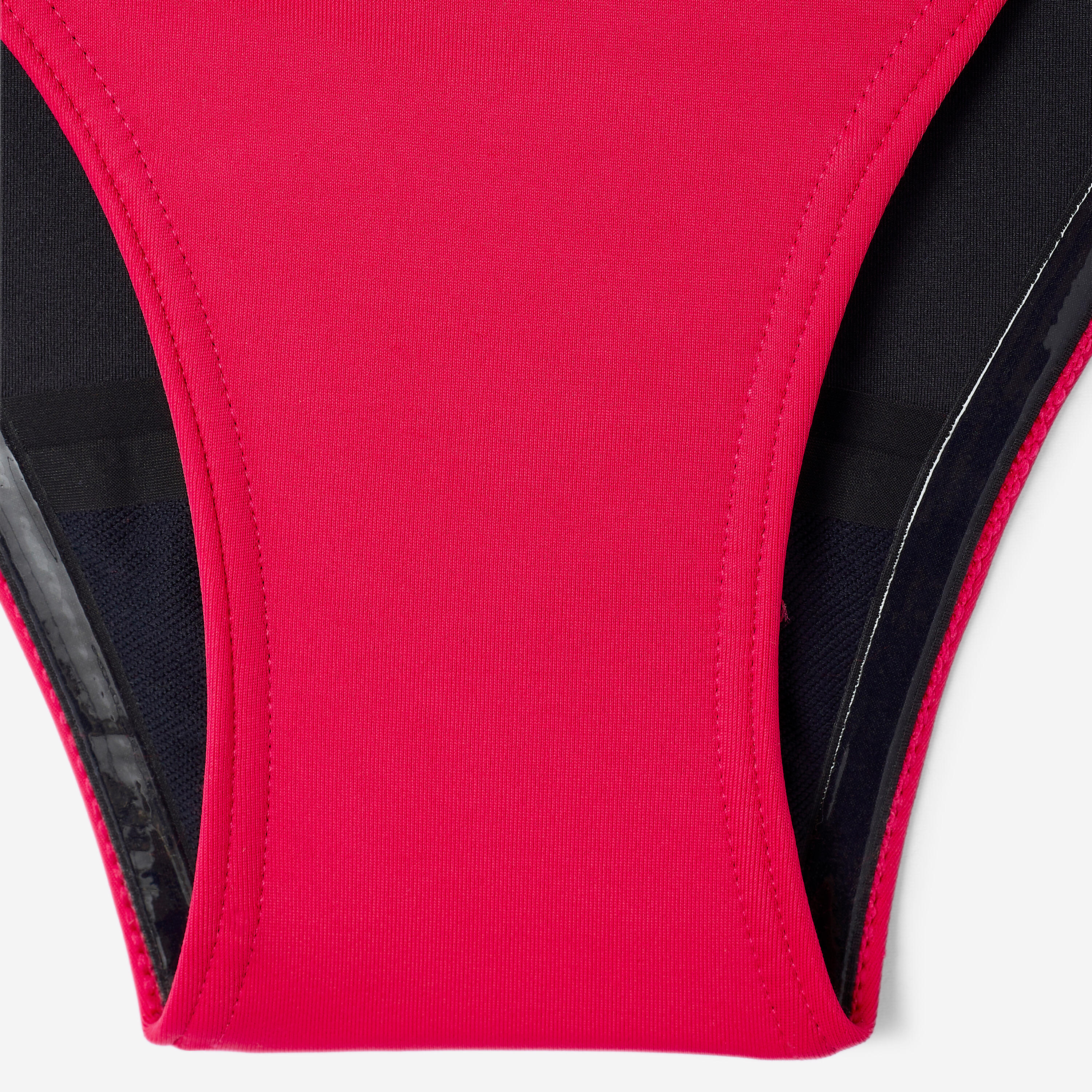 Bas de maillot de bain menstruel étanche ado - Flux moyen - SMOON Heliade rose 8/13