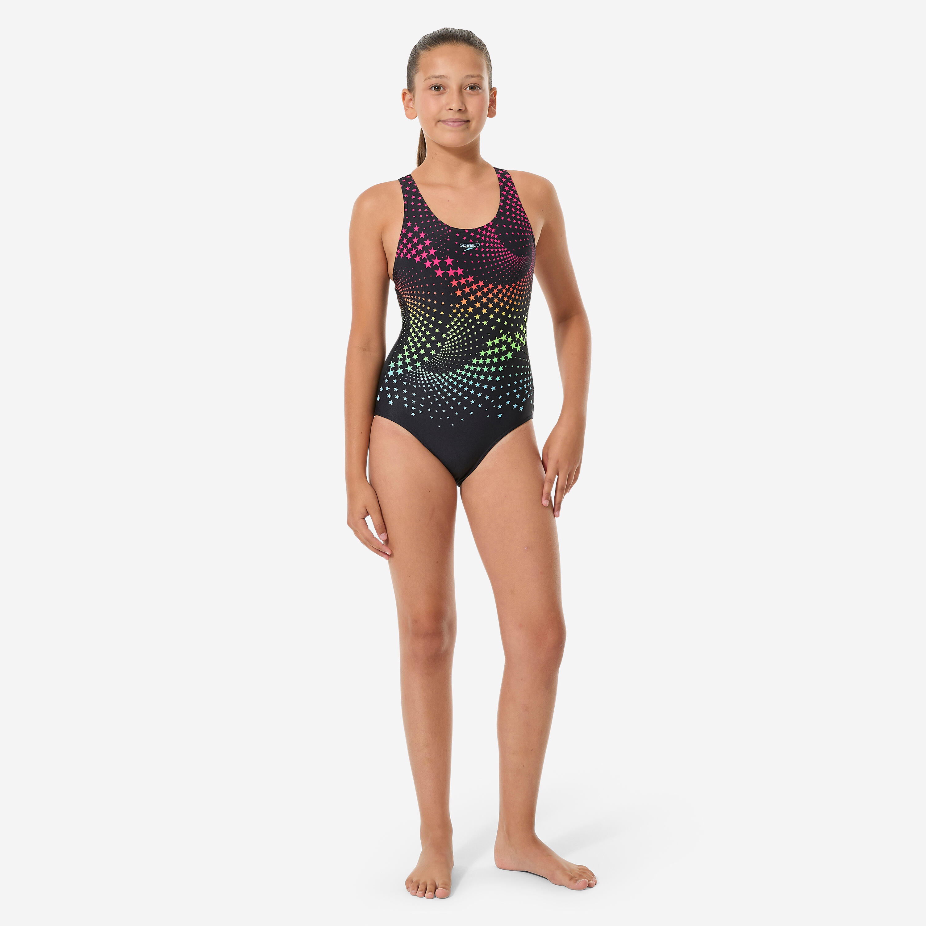 Costume intero ragazza SPEEDO SPLASHBACK nero 3/10