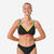 Haut de maillot de bain brassière natation aquagym femme, Venus terracota
