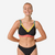 Haut de maillot de bain brassière natation aquagym femme, Venus terracota
