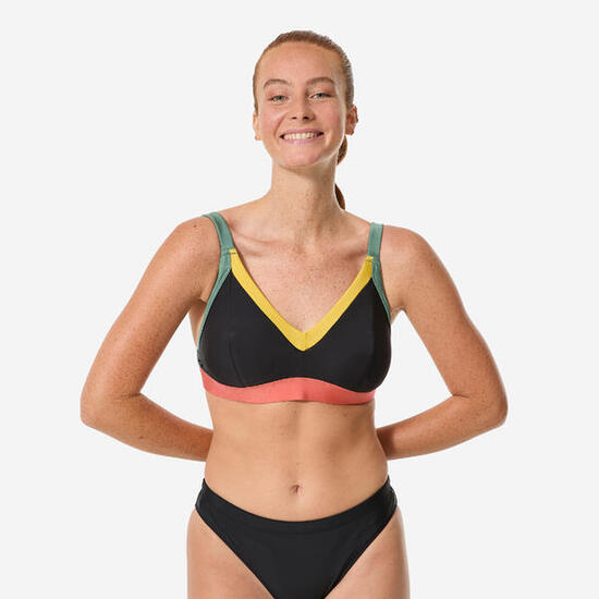 Top bikini mujer Venus Zeb Negro