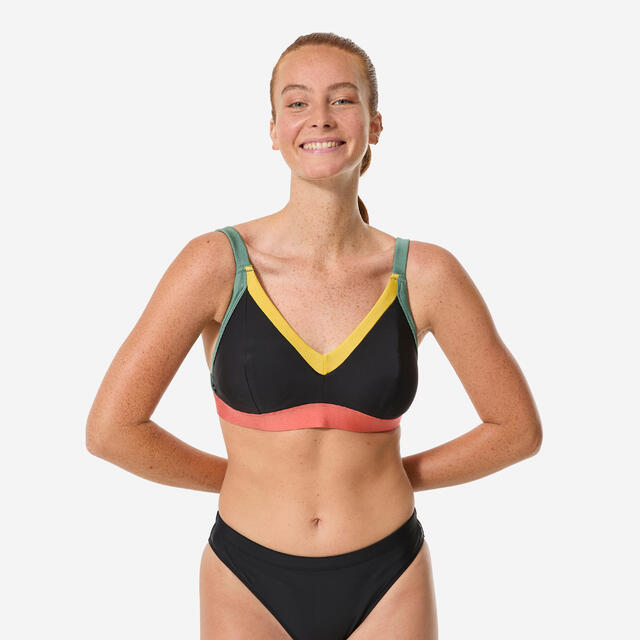 Sportbikini Oberteil Damen - Venus terracotta