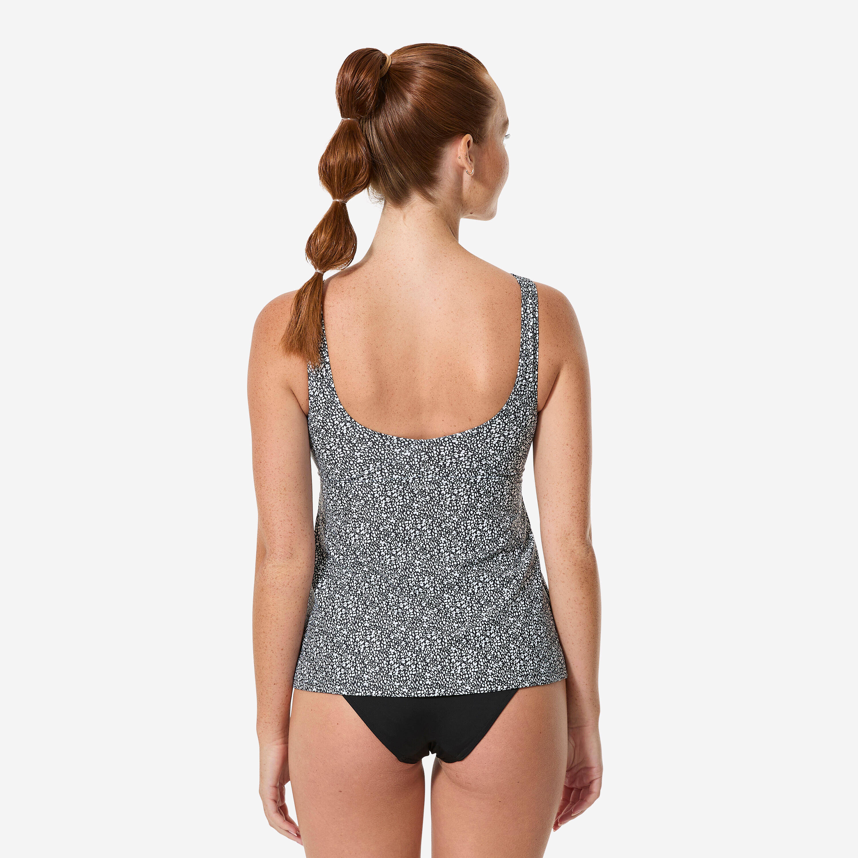 Women’s Aquafit Tankini Swimsuit Lily leo black -  4