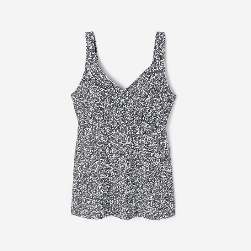 Maiou de baie Tankini Aquagym Lily Leo Negru Damă