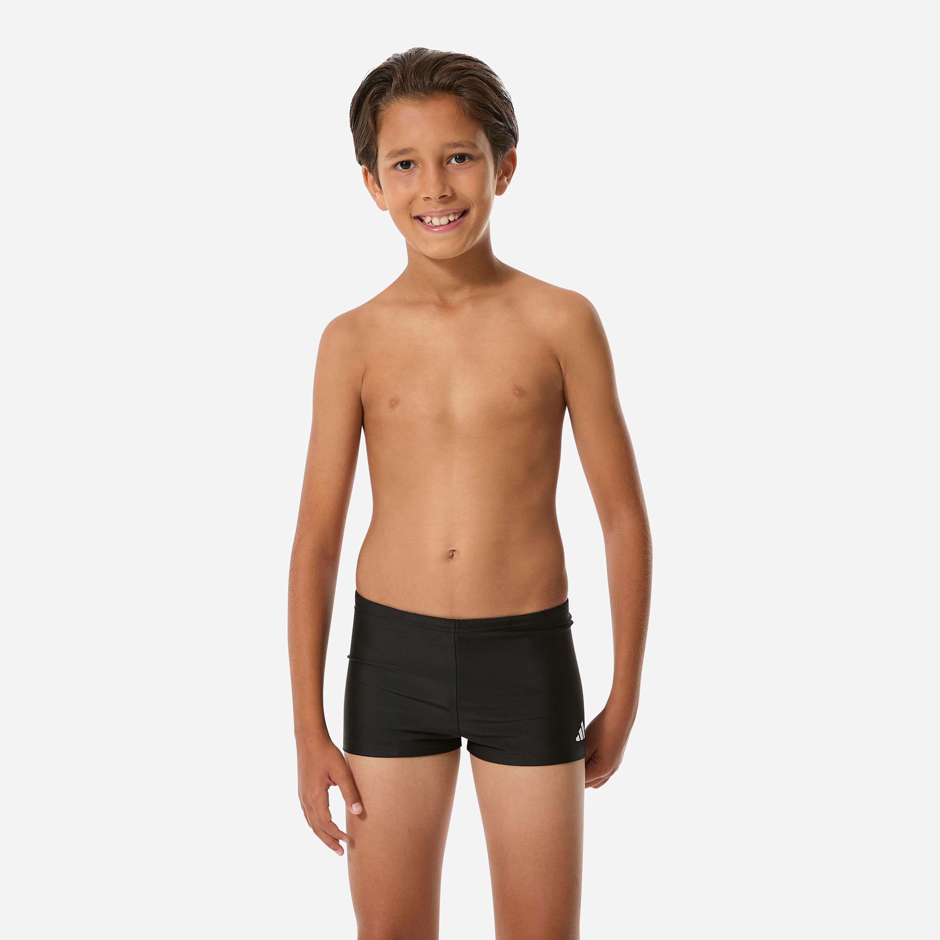 Schwimm-Boxershorts Jungen Adidas, Schwarz 3/9