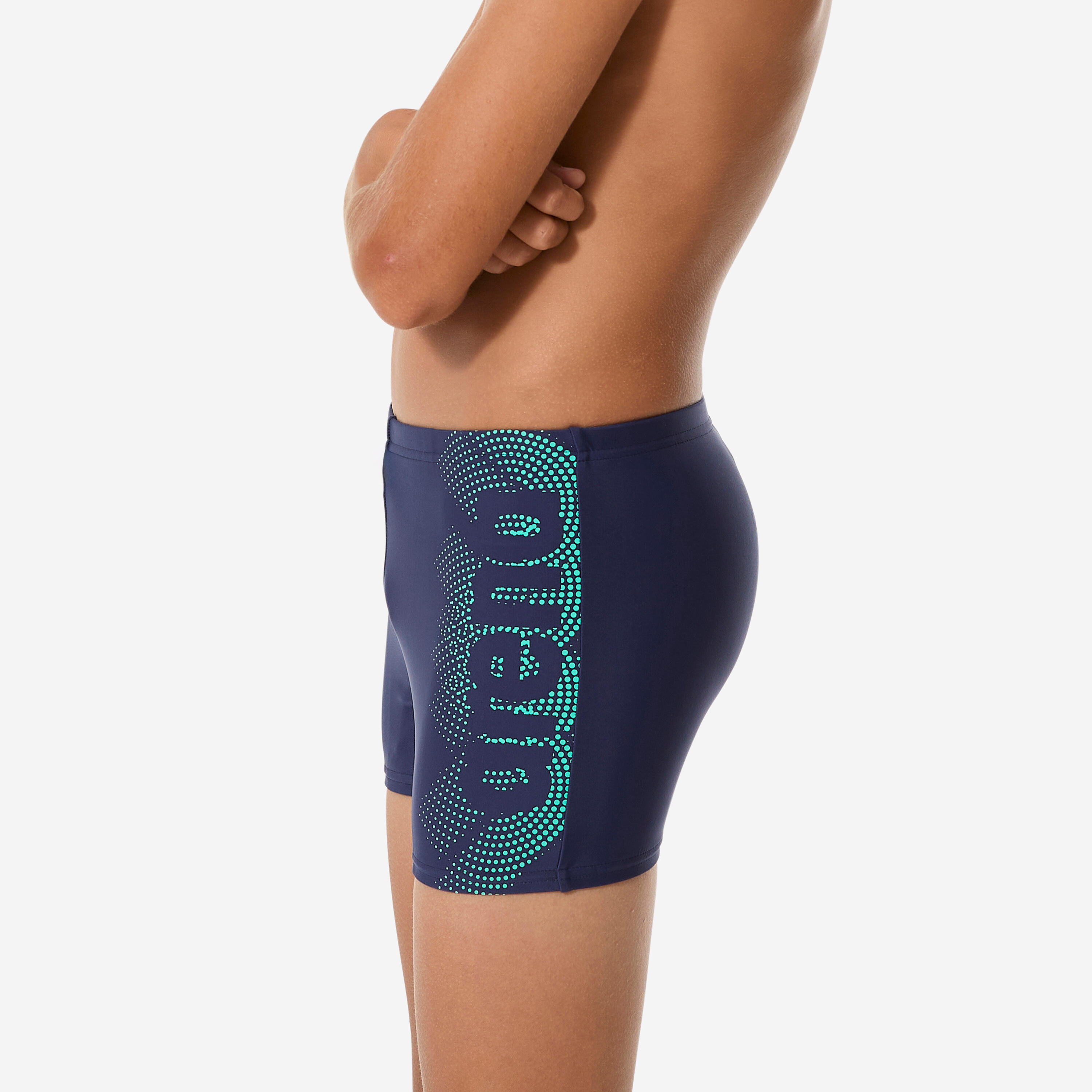 Boxer de bain natation garçon, Arena Graphic bleu marine 4/10