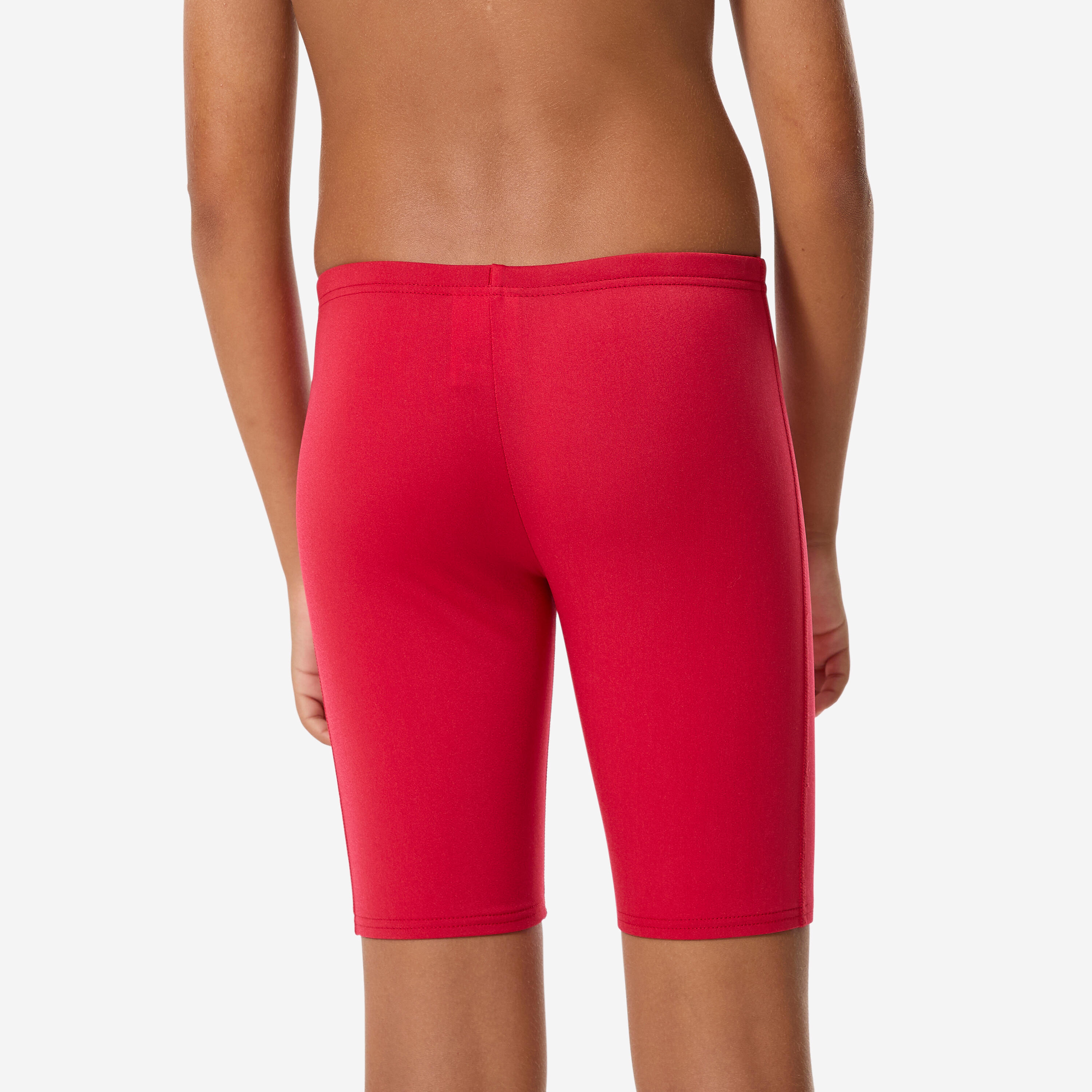 Jammer de natation garçon, Arena Solid rouge 4/10