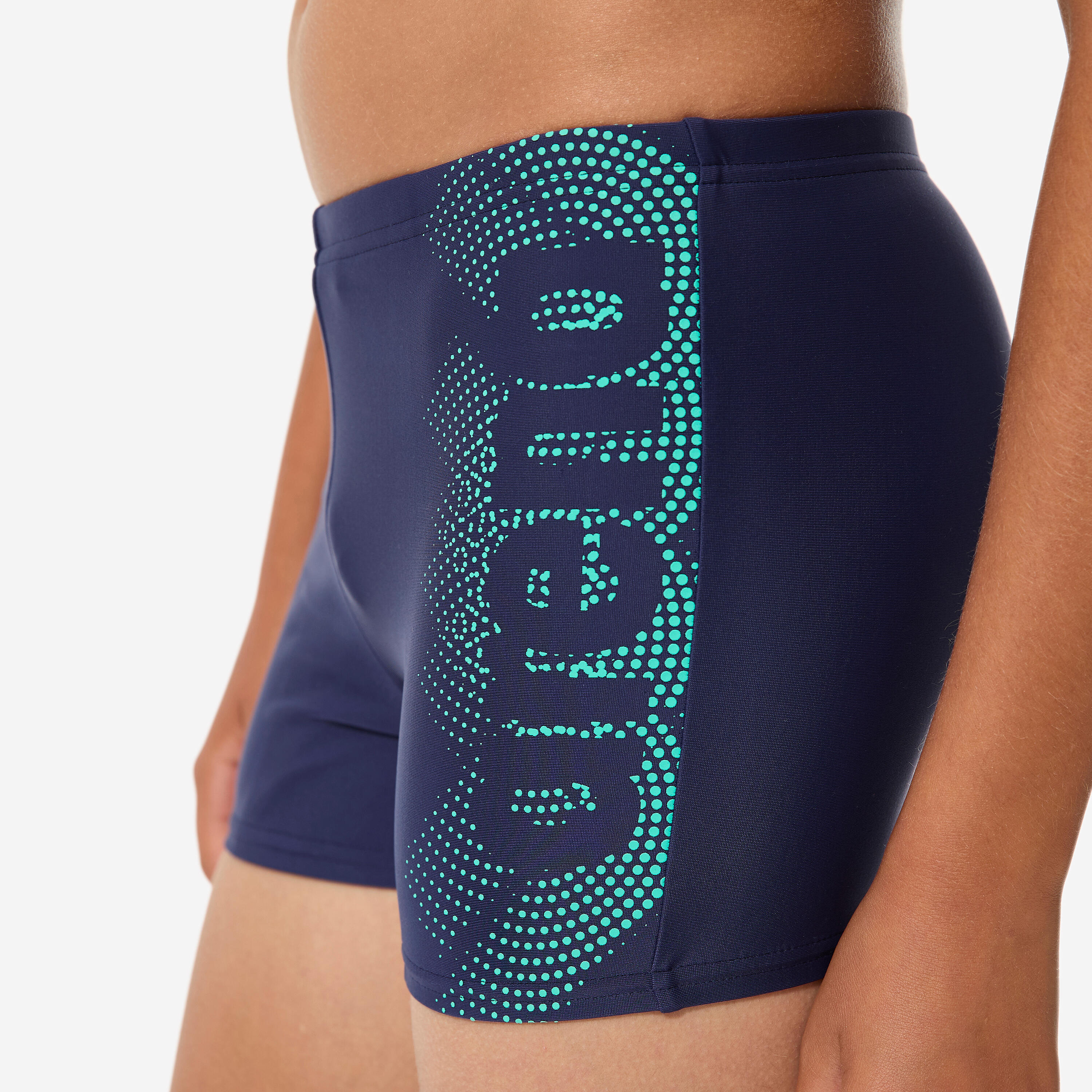 Boxer de bain natation garçon, Arena Graphic bleu marine 6/10