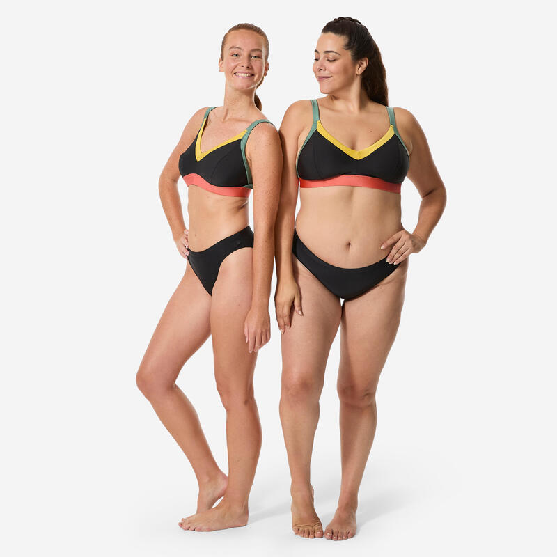 Kadın V Kesim Yaka Bikini Üstü - Turuncu - Venus