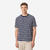T-shirt marinière voile homme, 100 bleu rayé blanc