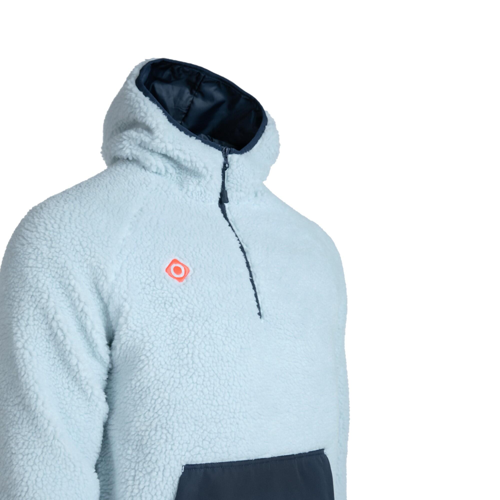 Sudadera polar de montaña y trekking con capucha Hombre Izas Sayre 3/4