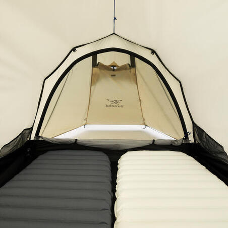 Намет тунельний MT900 для трекінгу 2-місний бежевий