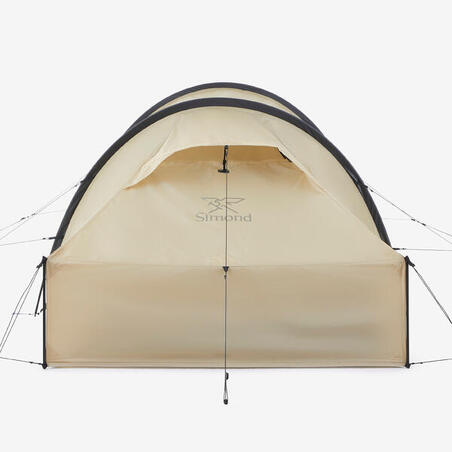 Намет тунельний MT900 для трекінгу 2-місний бежевий