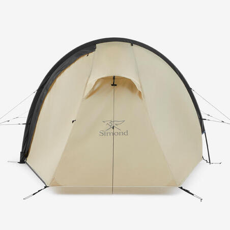 Намет тунельний MT900 для трекінгу 2-місний бежевий