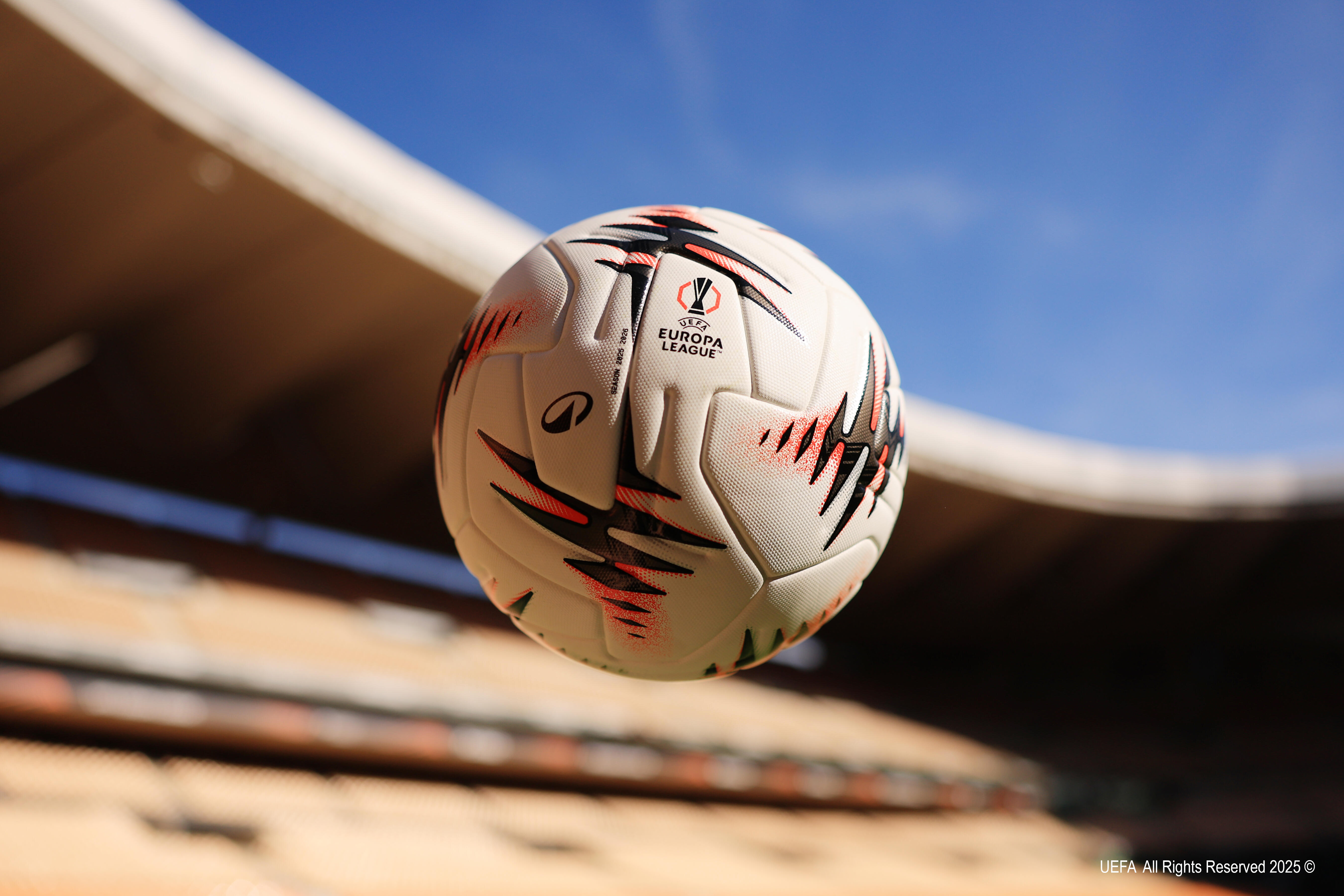 Official UEFA Europa League 25/26 ball - Size 5 Sold with Box