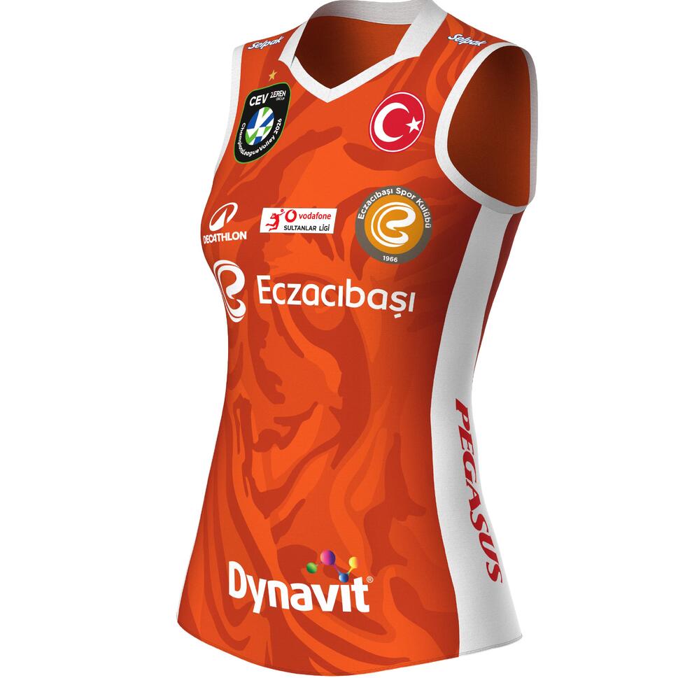 Eczacıbaşı Voleybol Forması 25/26 Sezon - Turuncu