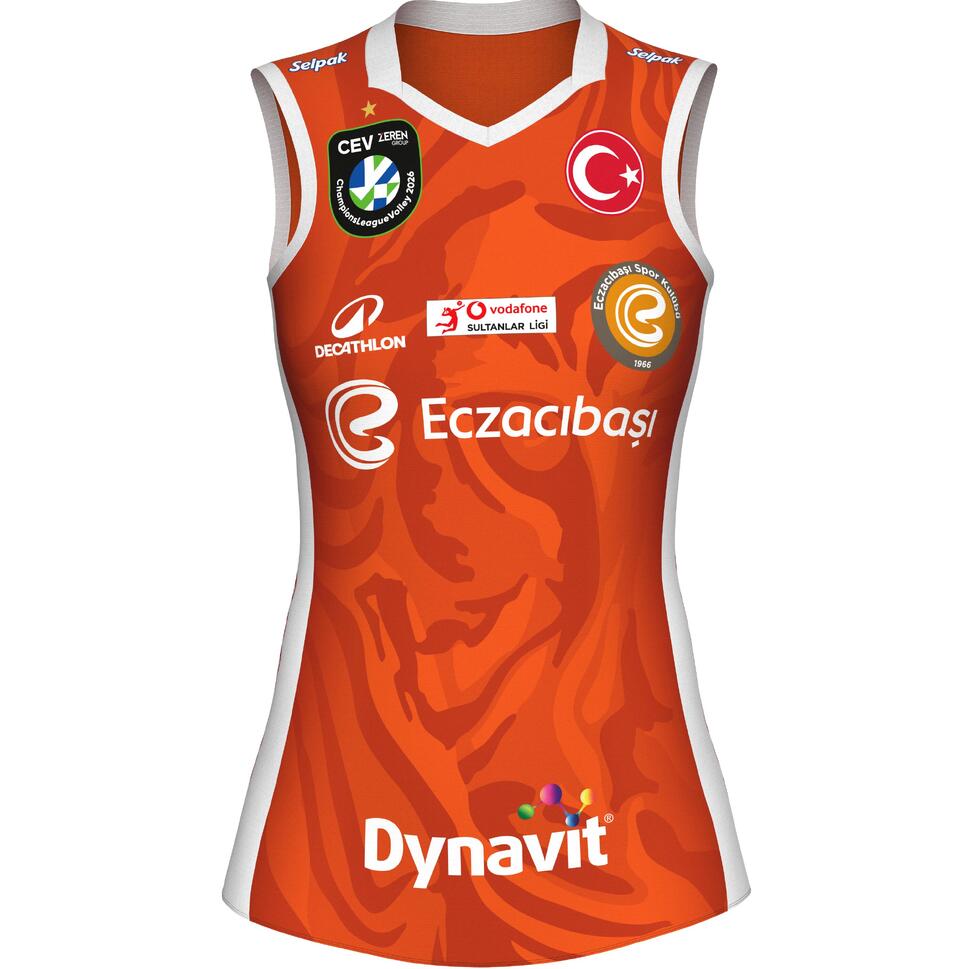 Eczacıbaşı Voleybol Forması 25/26 Sezon - Turuncu