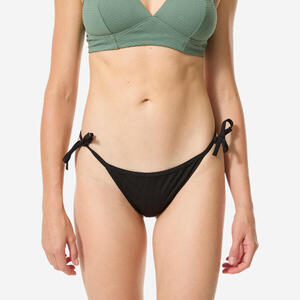 Braguita Bikini Surf Culotte Anudado Texturizado Mujer Sandy Simy Negro
