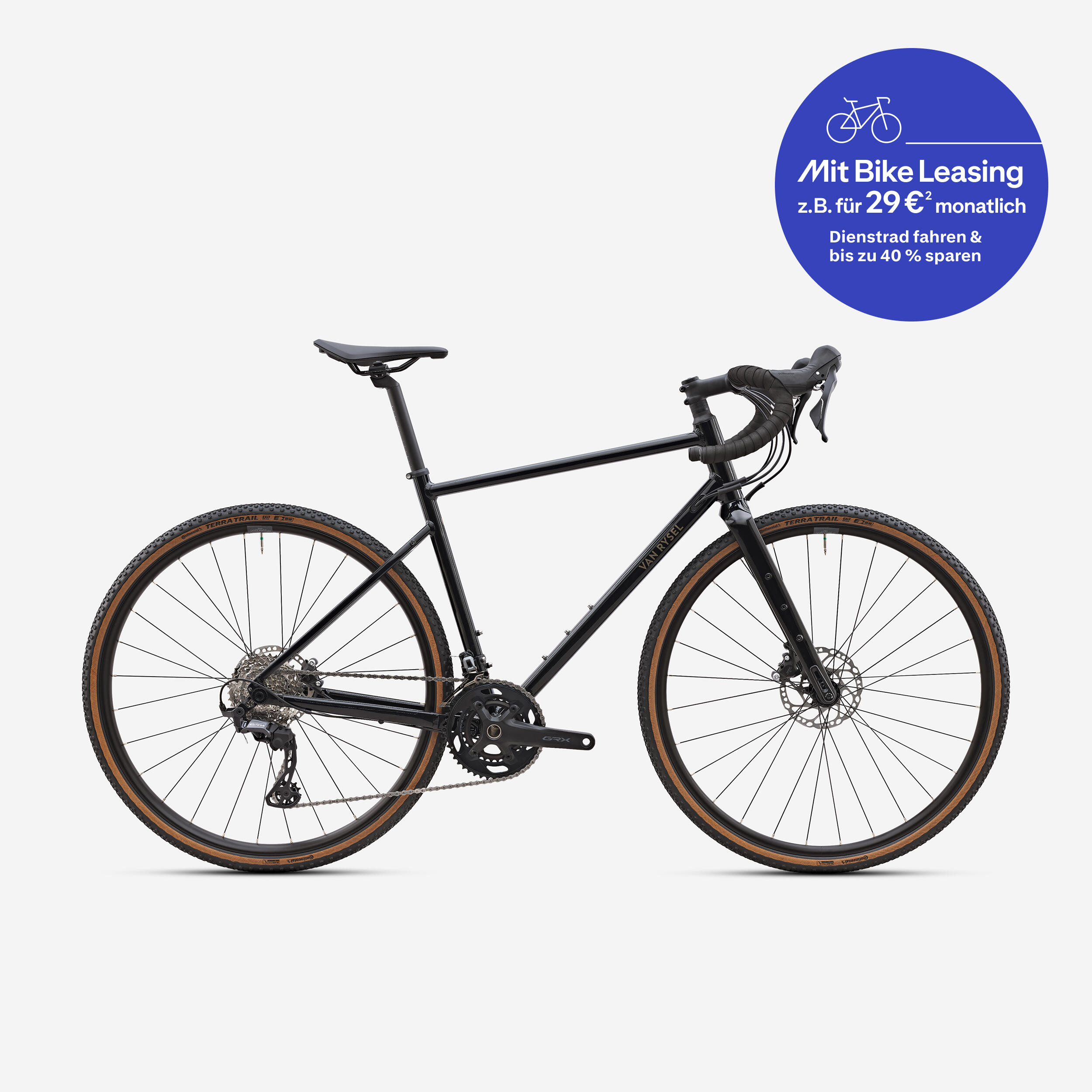 Gravelbike 28 Zoll GRVL AF Shimano GRX 2x12 Schwarz 2/11