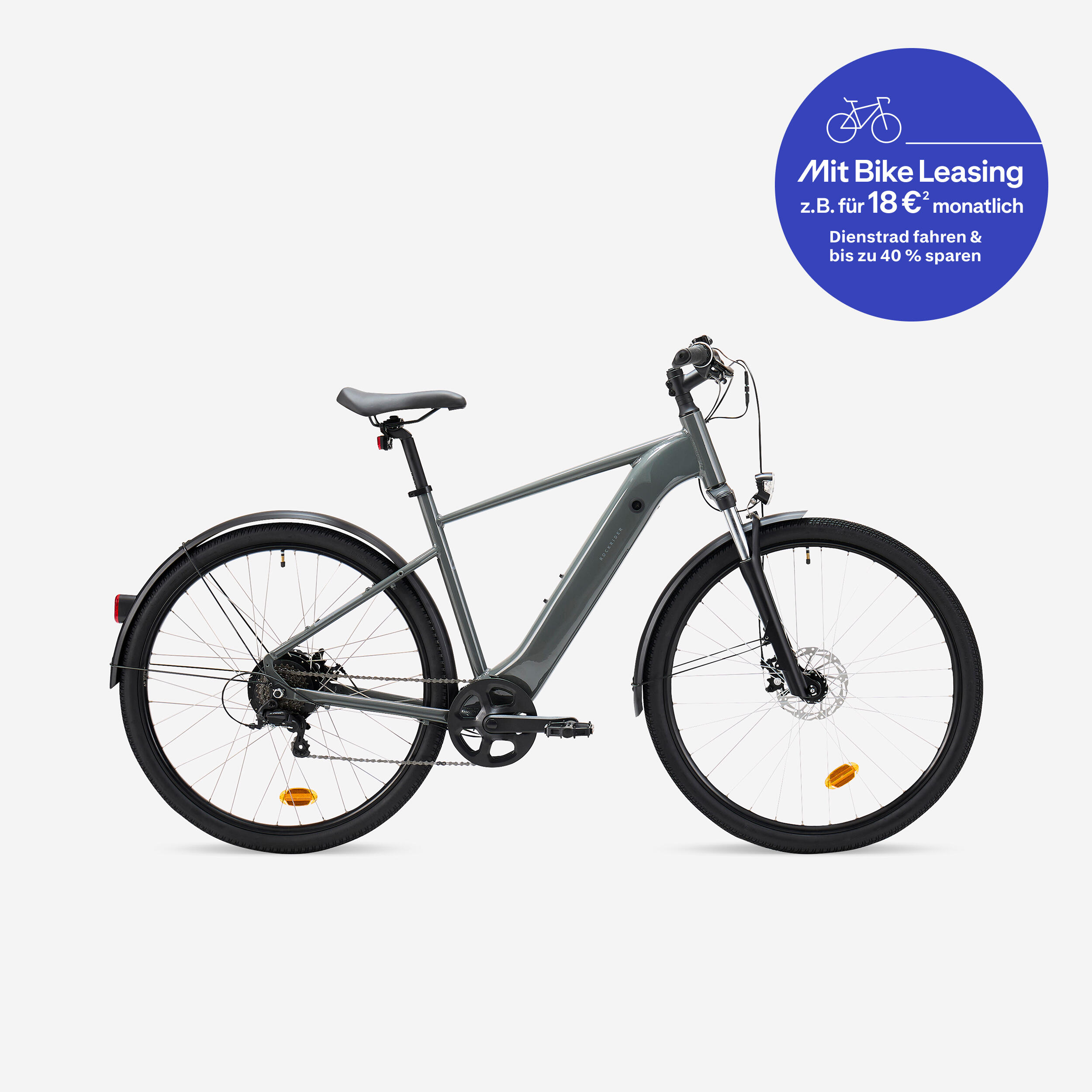 E-Bike SUV Trekkingrad 28 Zoll E-ACTV 100 HF anthrazitgrau 2/14