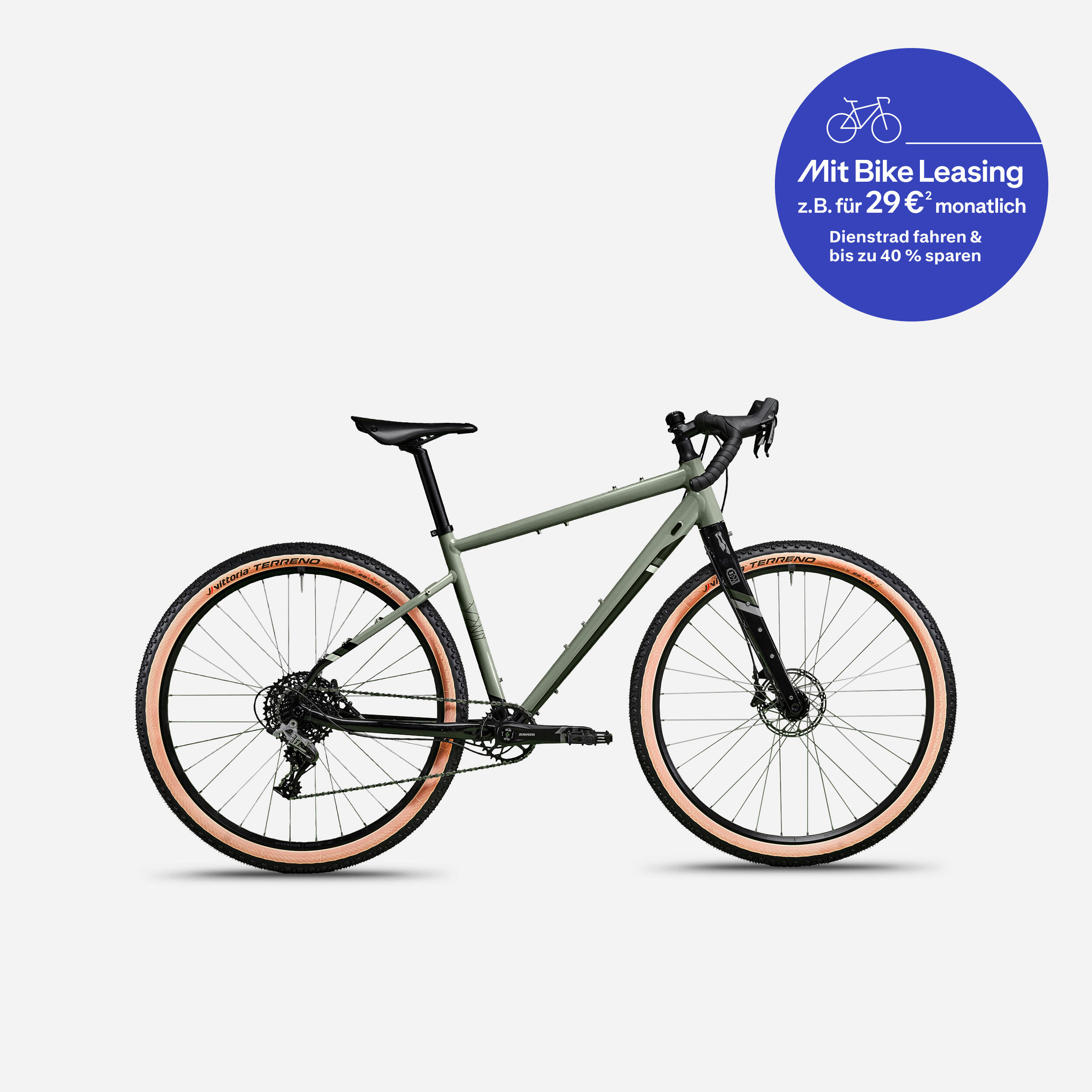 Trekkingrad 29 Zoll Riverside Touring 920 Herren Salbei 13/38