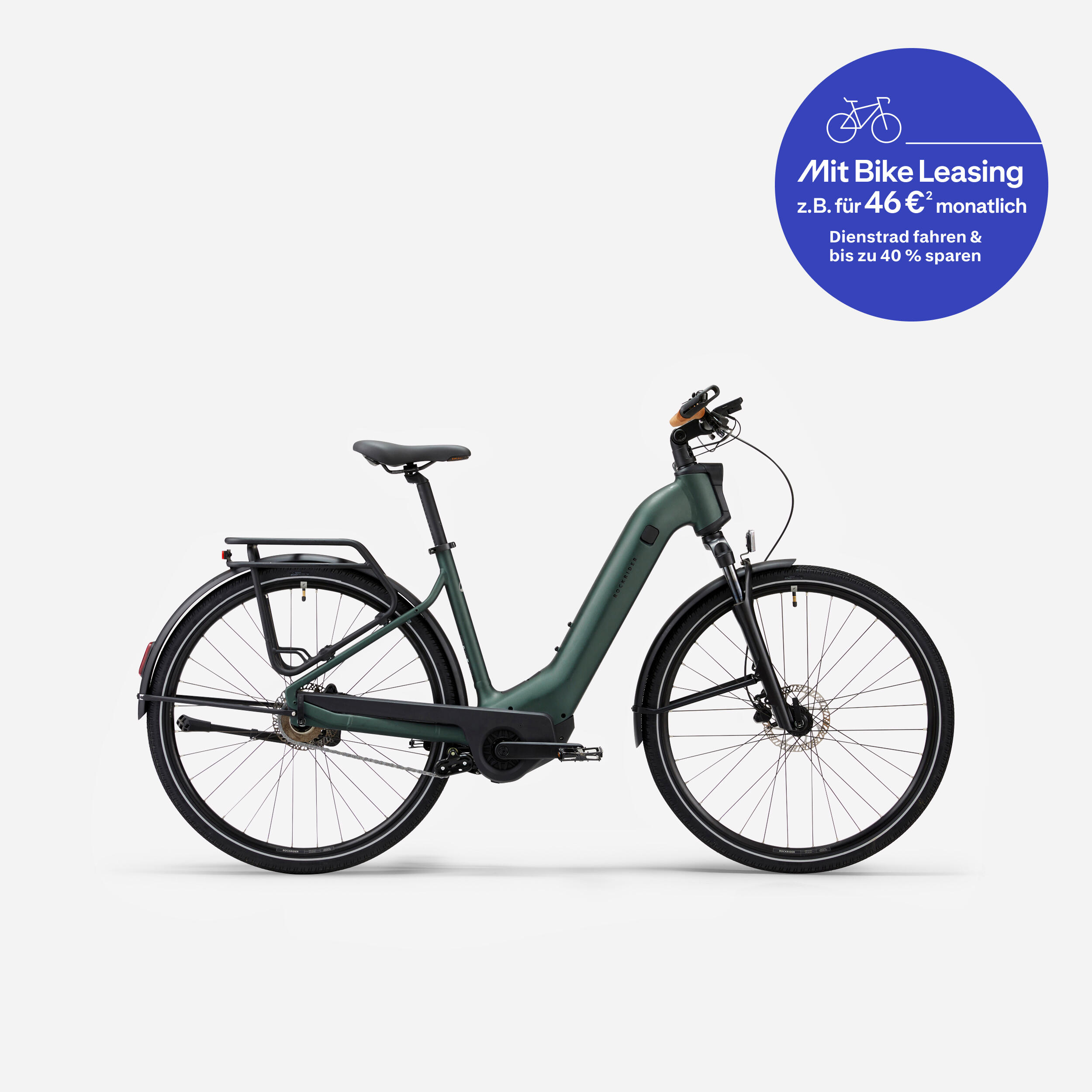 E-Bike SUV Trekkingrad 28 Zoll E-ACTV 900 LF Automatik Owuru grün 2/11