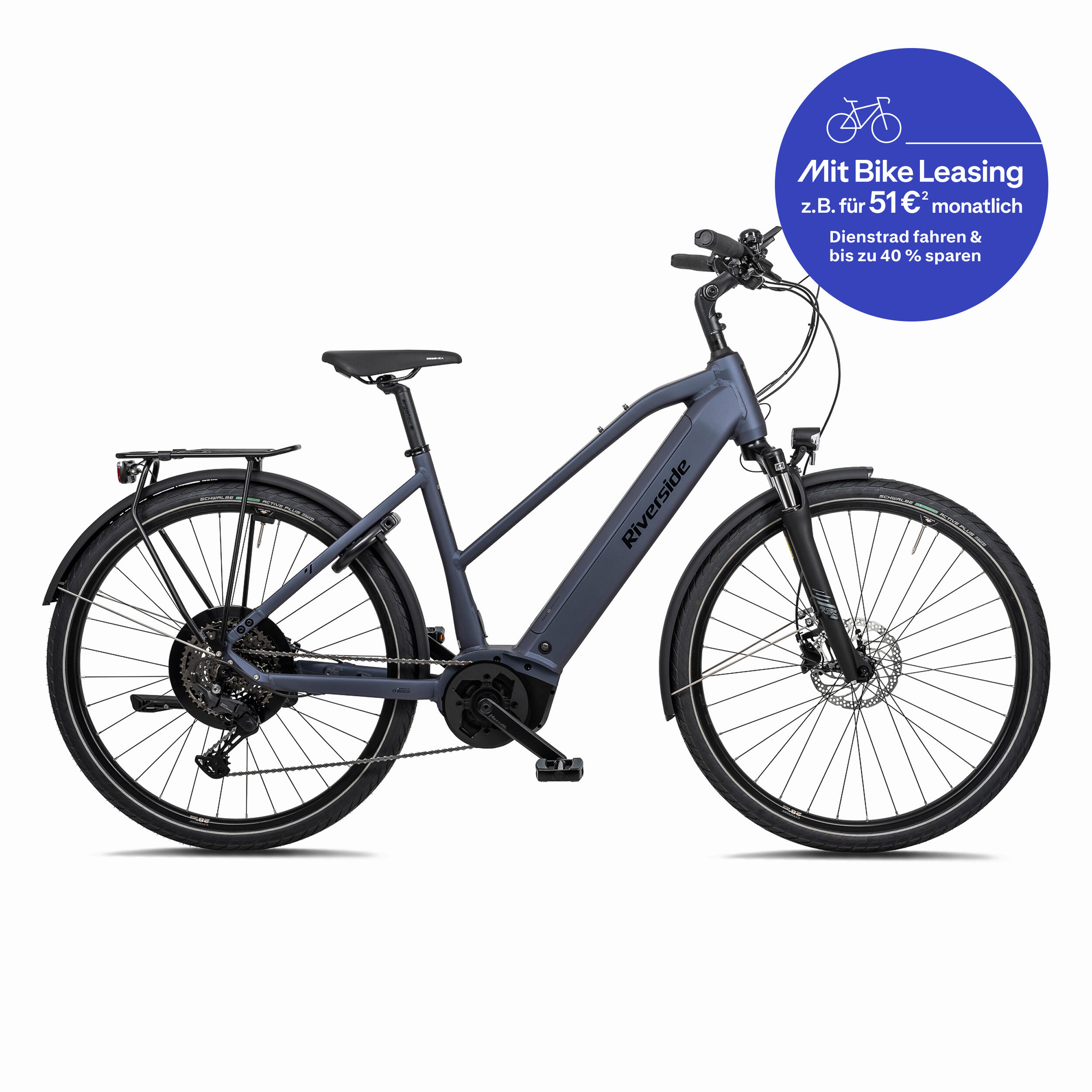 Gebraucht - E-Bike City Trekking 28 Zoll ETR 900 Damen Bosch Performance  Line