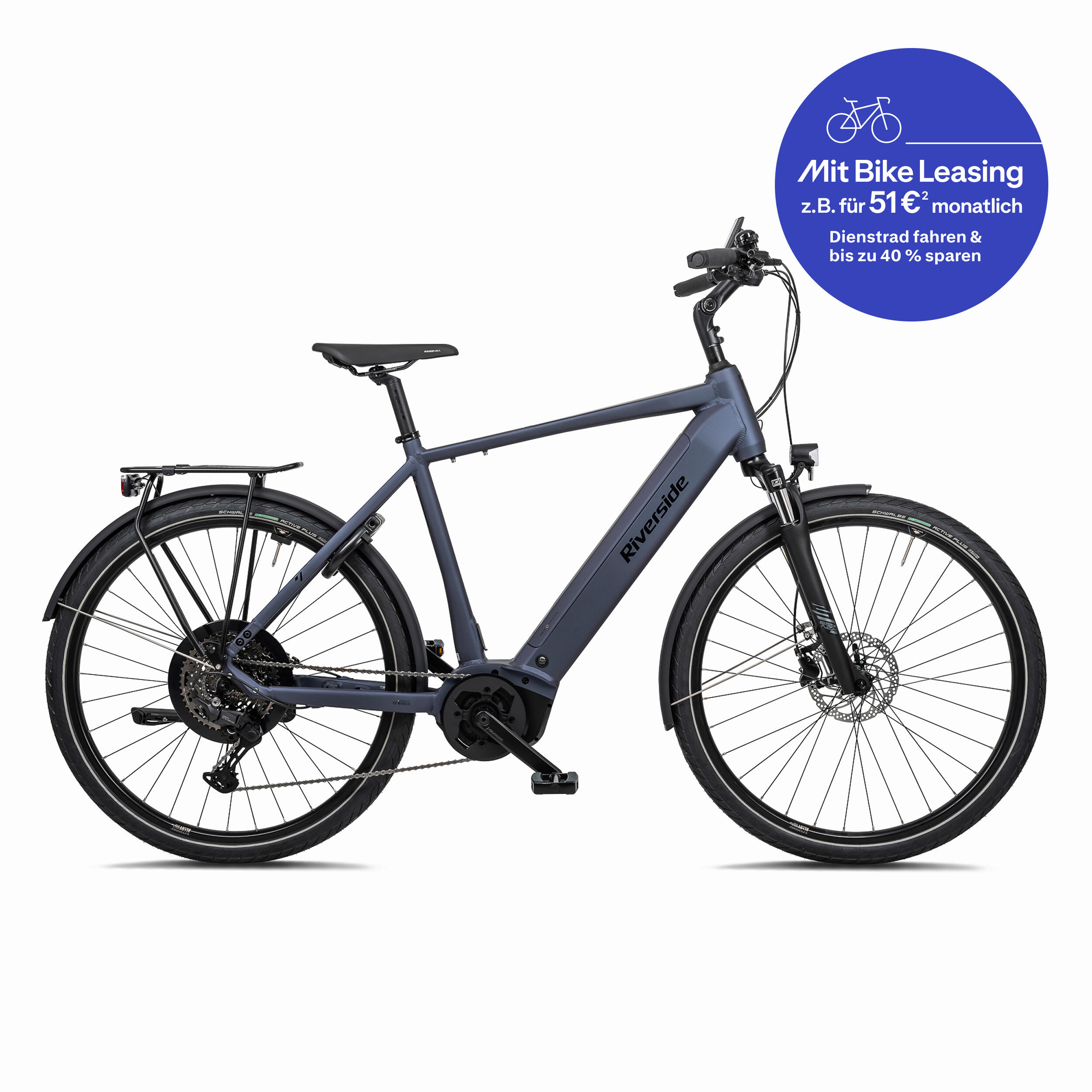 E-Bike City Trekking 28 Zoll ETR 900 Herren Bosch Performance Line 2/16