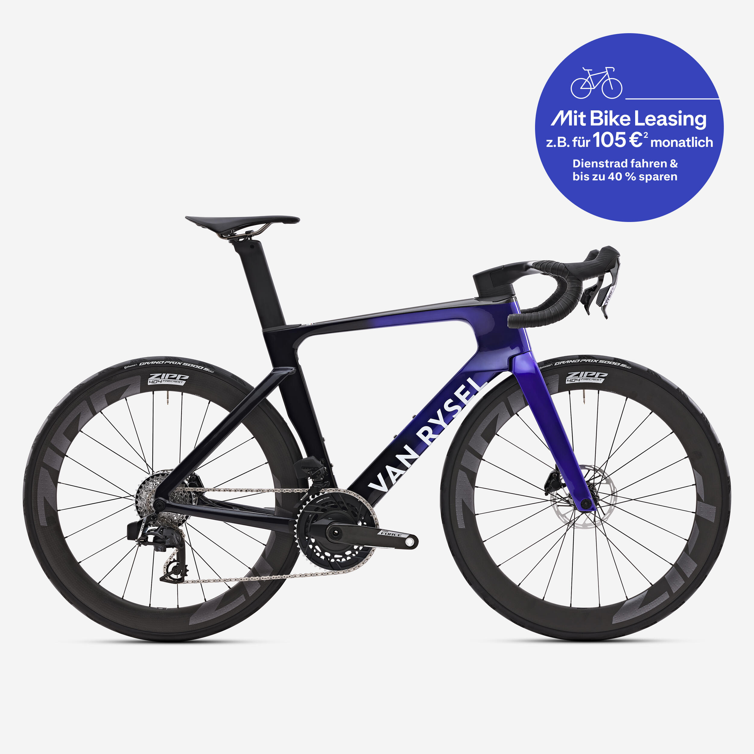 Race Rennrad RCR-F PRO CF SRAM Force AXS E1 2x12 Powermeter lila 2/18
