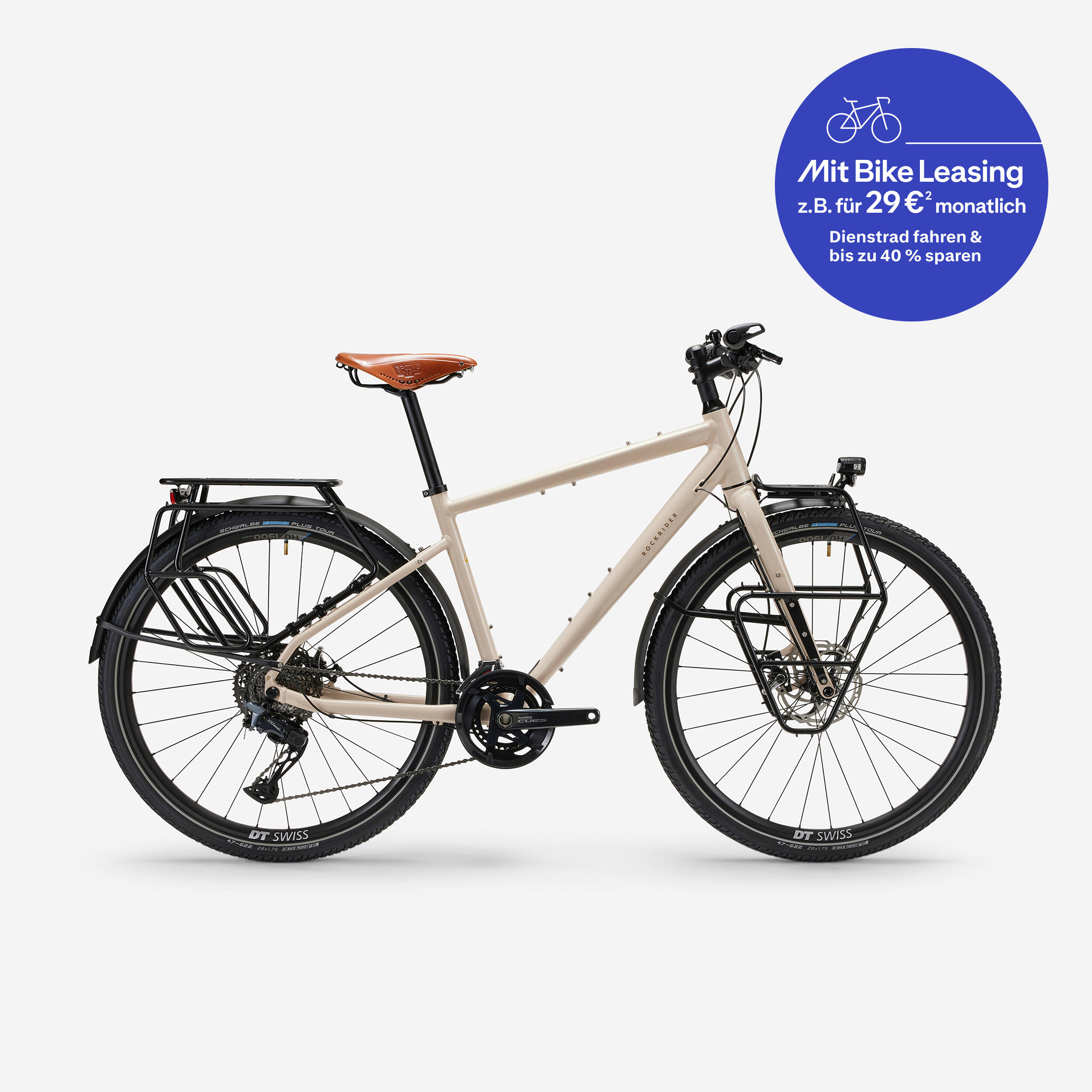 Reiserad Bikepacking 28 Zoll ADVT 900 beige 2/15