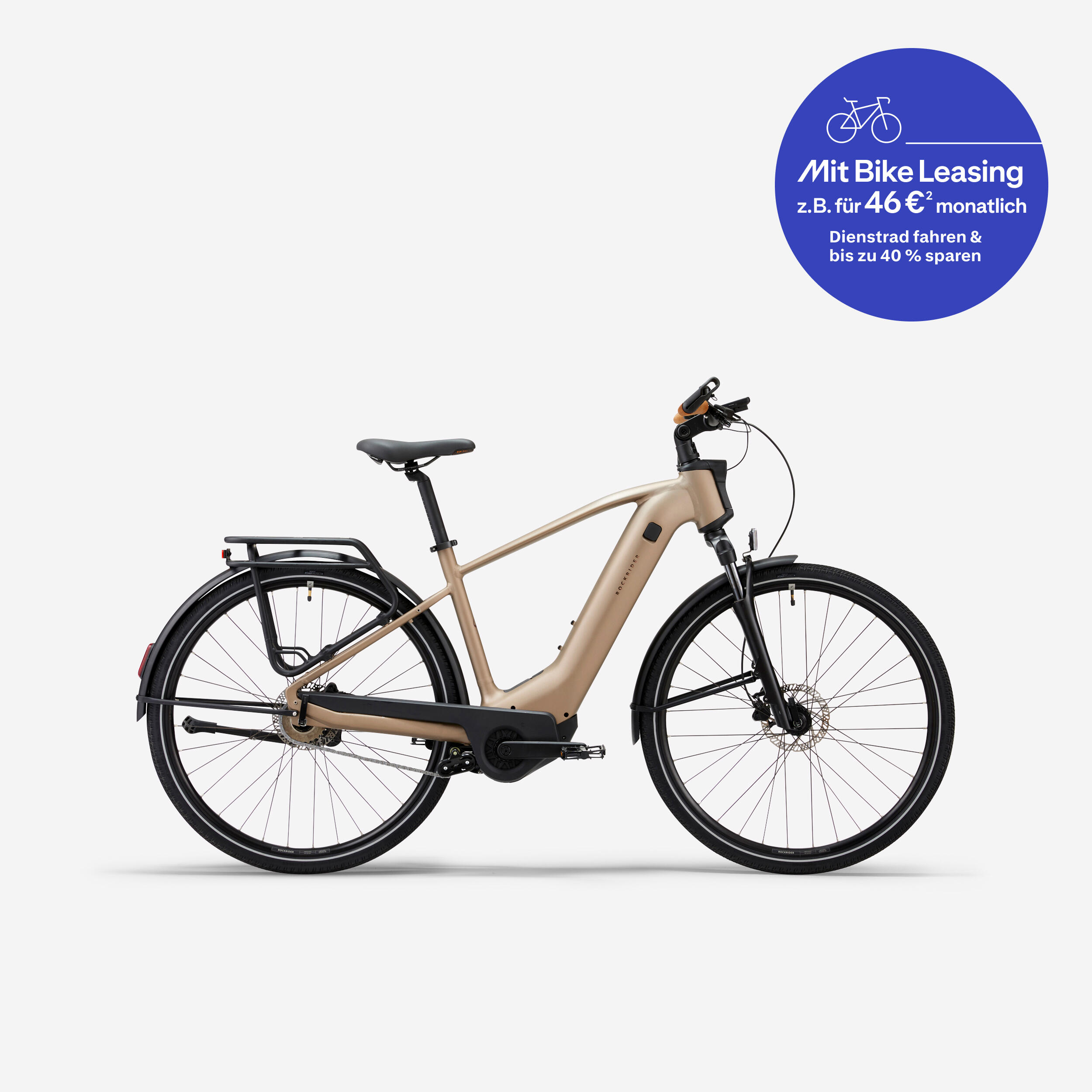 E-Bike SUV Trekkingrad 28 Zoll E-ACTV 900 HF OWURU Automatik sandfarben  2/15