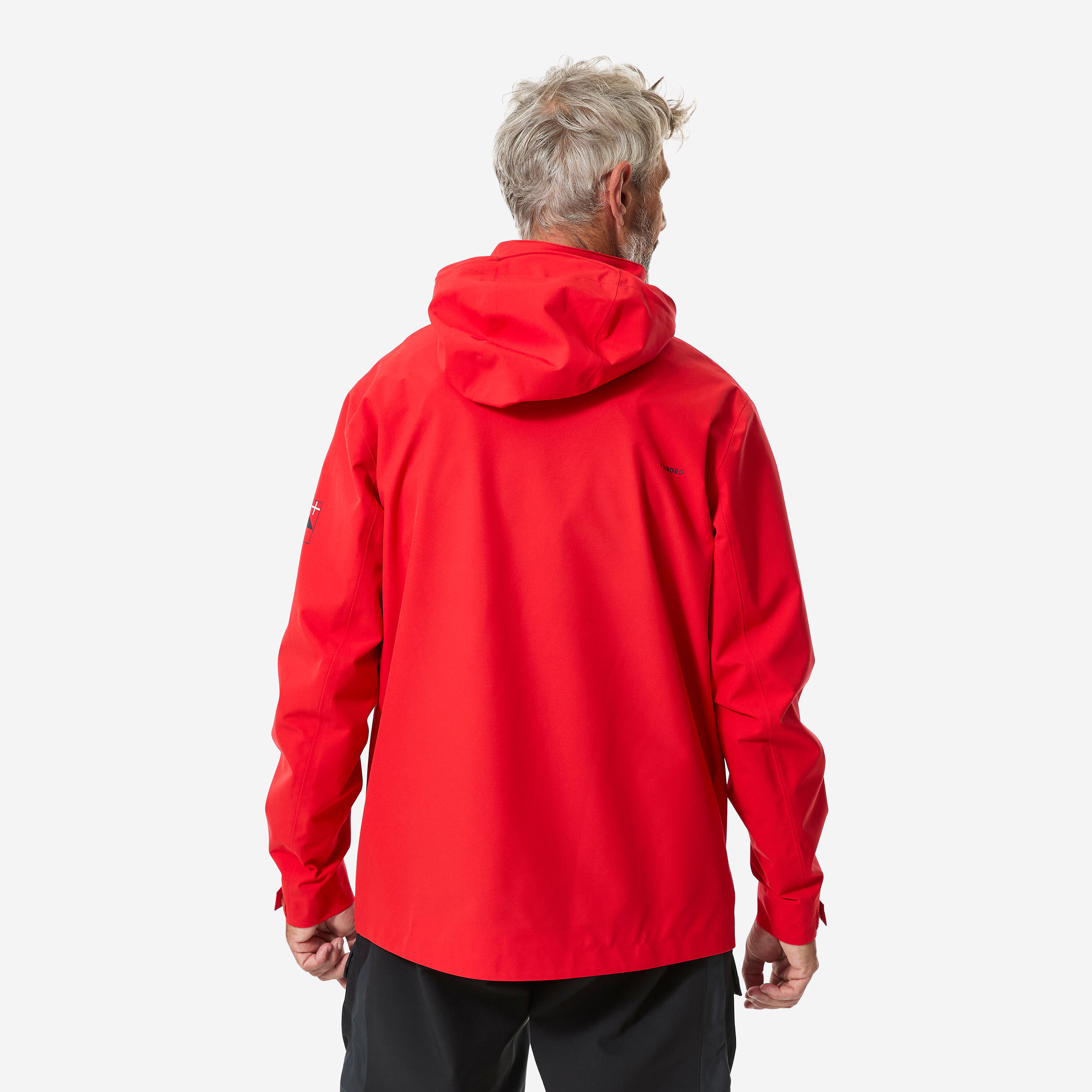 Segeljacke wasserdicht winddicht für Herren Sailing 500 rot 3/11