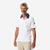 Polo voile respirant sans couture avec séchage rapide homme,  500 blanc France