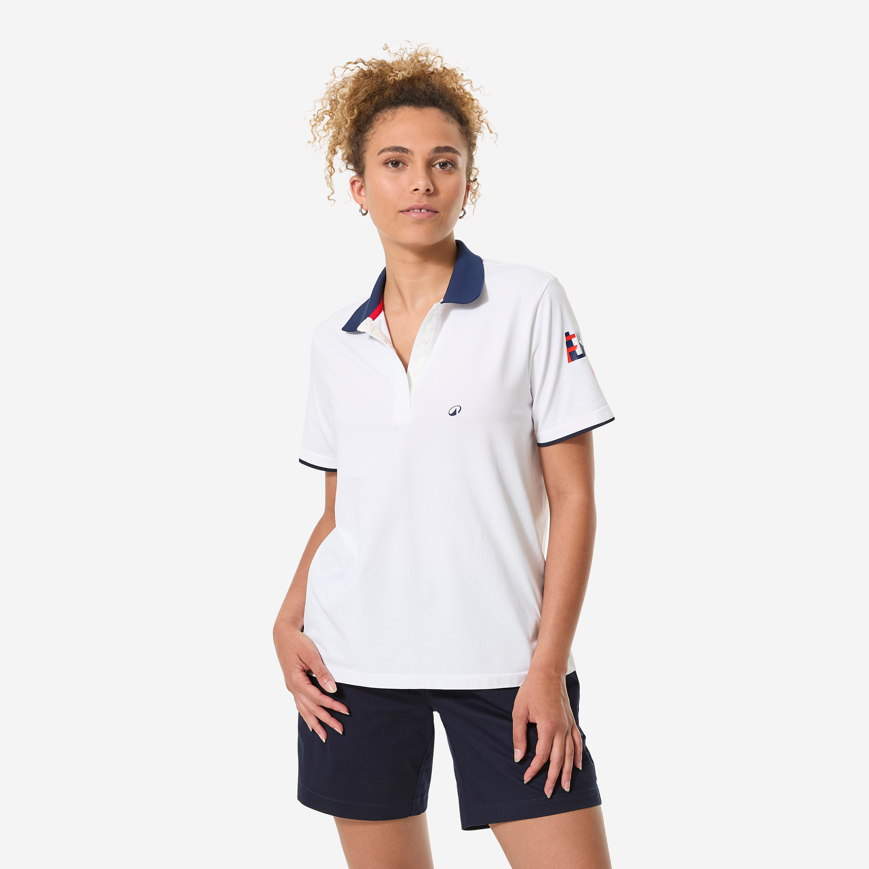 blanc ultra / bleu navy / rouge piment