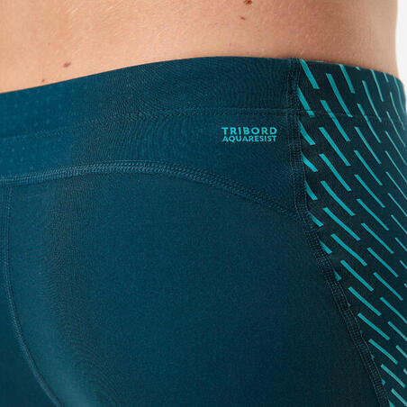 Плавки-боксери чоловічі Fiti для плавання бірюзові