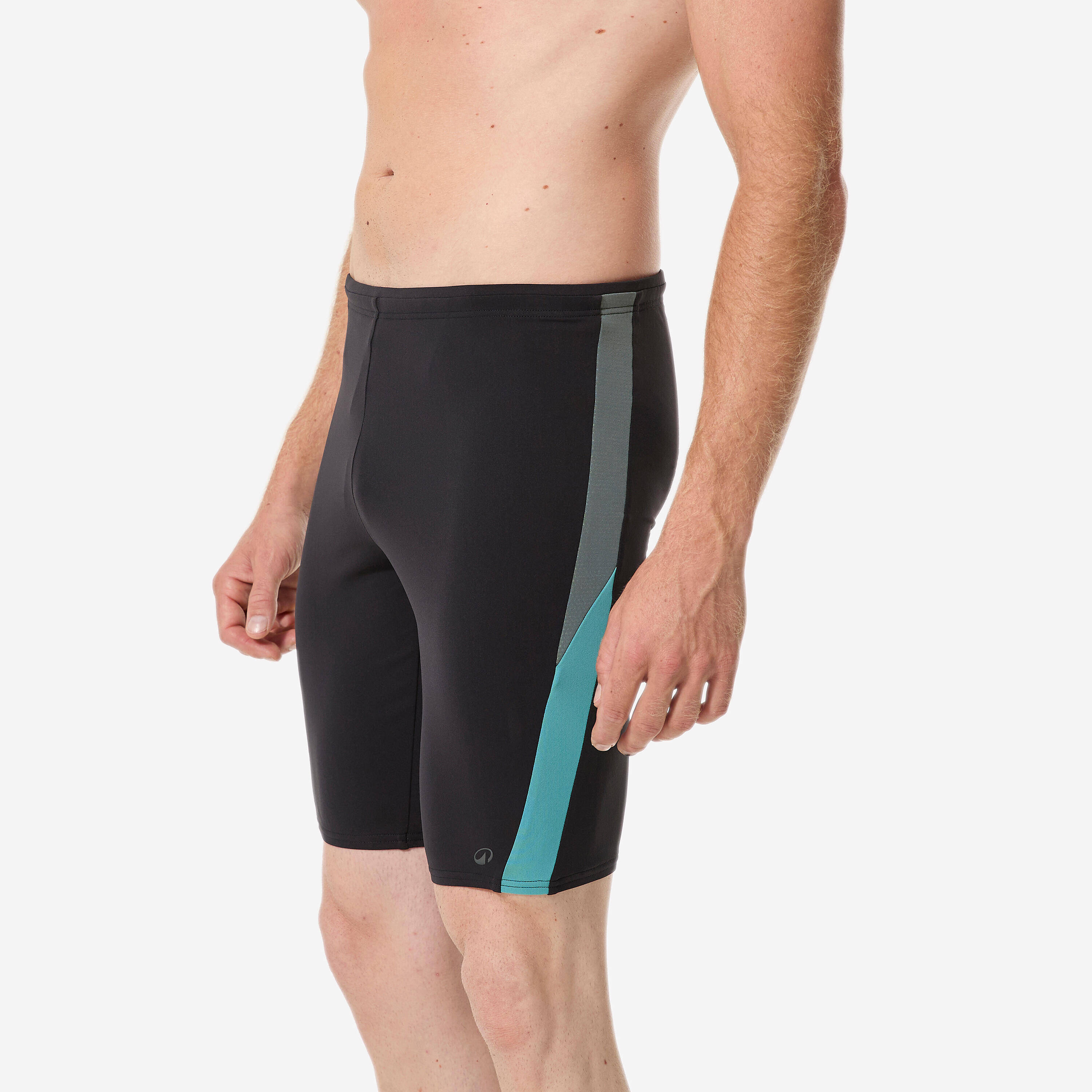 Men’s swimming jammer, Yoko turquoise -  4