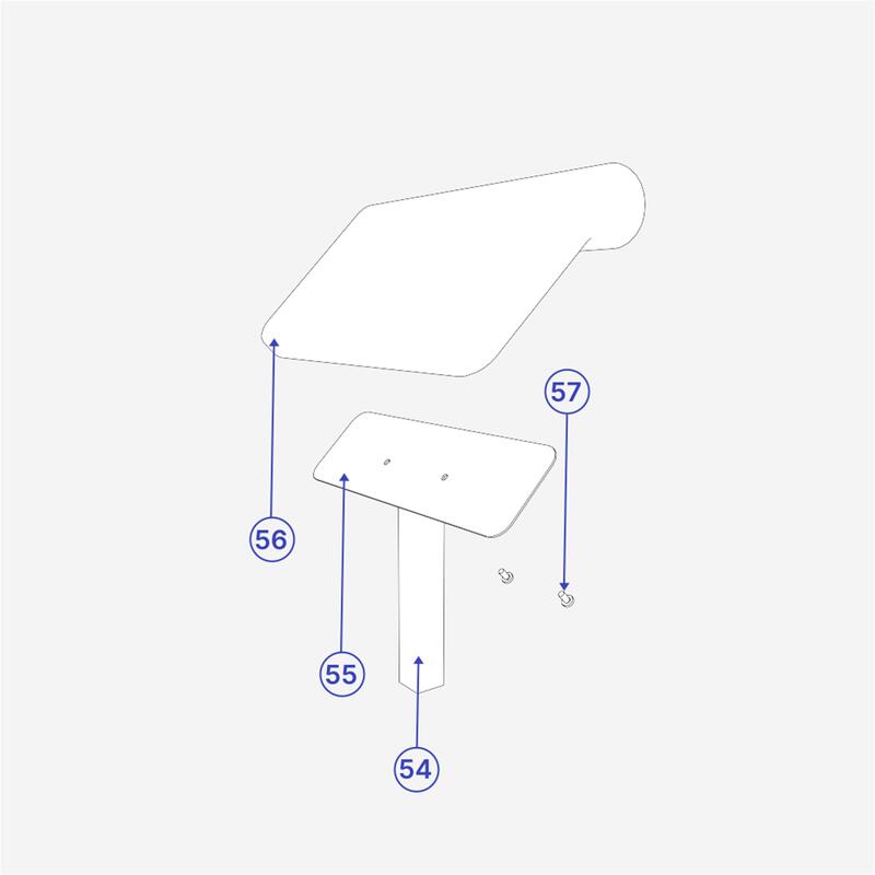 Pupitru - piesă de schimb bancă Bench Press multifuncțională