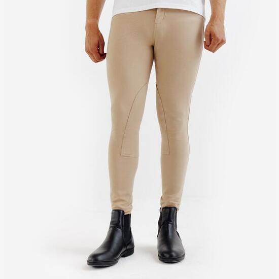 Pantalon Equitation Homme 100 beige